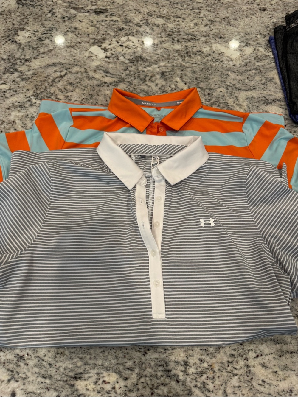 Nike Golf & Under Armour Women’s Large Golf Polo Shirt Bundle
